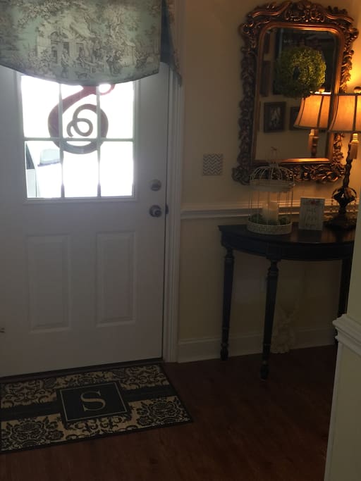 Hallway from the garage entrance door