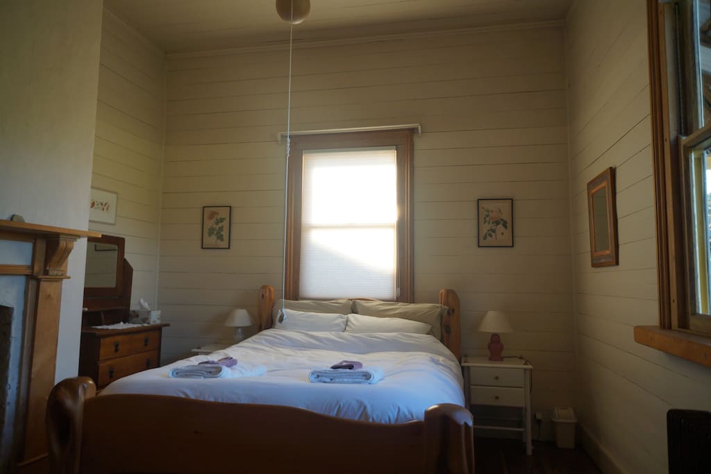 The white room- Hand-crafted Huon Pine Queen size bed