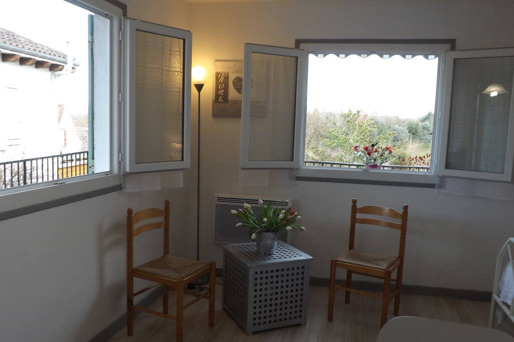 Intérieur du gîte-studio