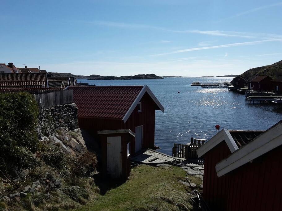 View over the sea, 50 meters from the house.