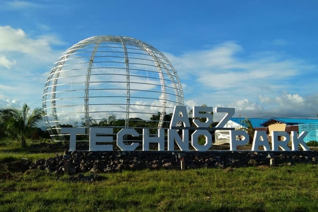 We are located within this A57 Techno Park, a few kilometers from the Mati City Center.