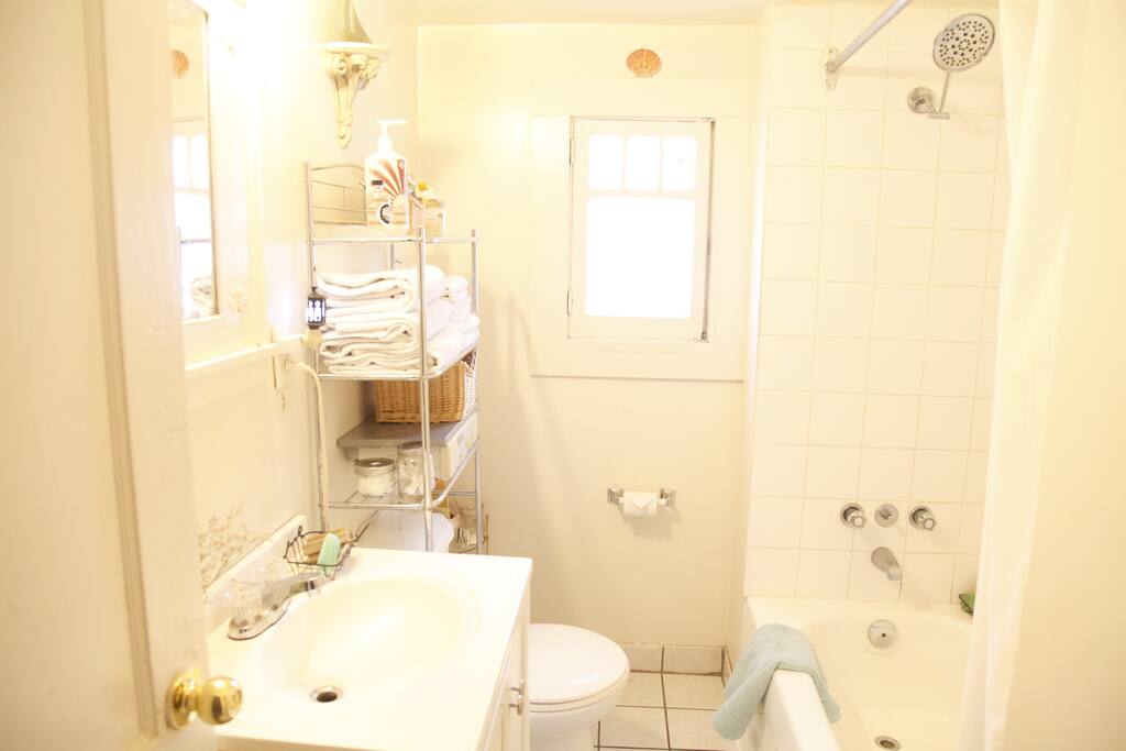 Shared bathroom for the house.