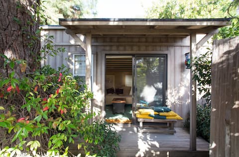 Ted me estaba esperando cuando llegué y me recibió muy amable, me enseñó el lugar y me ofreció el uso de su cocina, su comedor , su terraza y su alberca.  En el cuarto había botellitas con agua y una canasta con snacks. Todo está muy limpio y la cama es muy cómoda.
Su casa está en un barrio residencial de Salinas que se siente muy tranquilo y seguro y cerca de todas las vías rápidas para llegar a muchos lugares bonitos y de interés en la zona. Muy buen lugar para quedarse.
Thank you for everything Ted. You gave me very helpful tips for my travels. It was nice meeting you.!