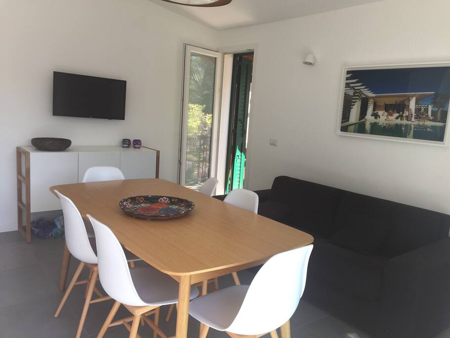 Living Room & access to the back terrace