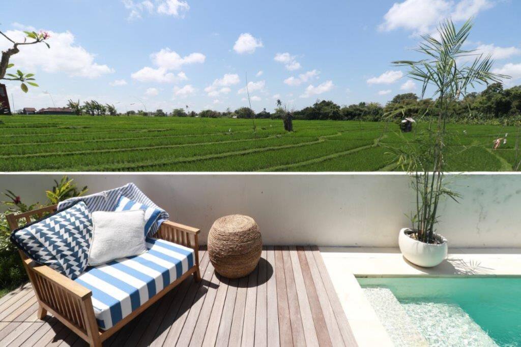 Private Sun Deck in front of Master Suite #1 with direct access to your 8mtr x 4mtr all marble pool.