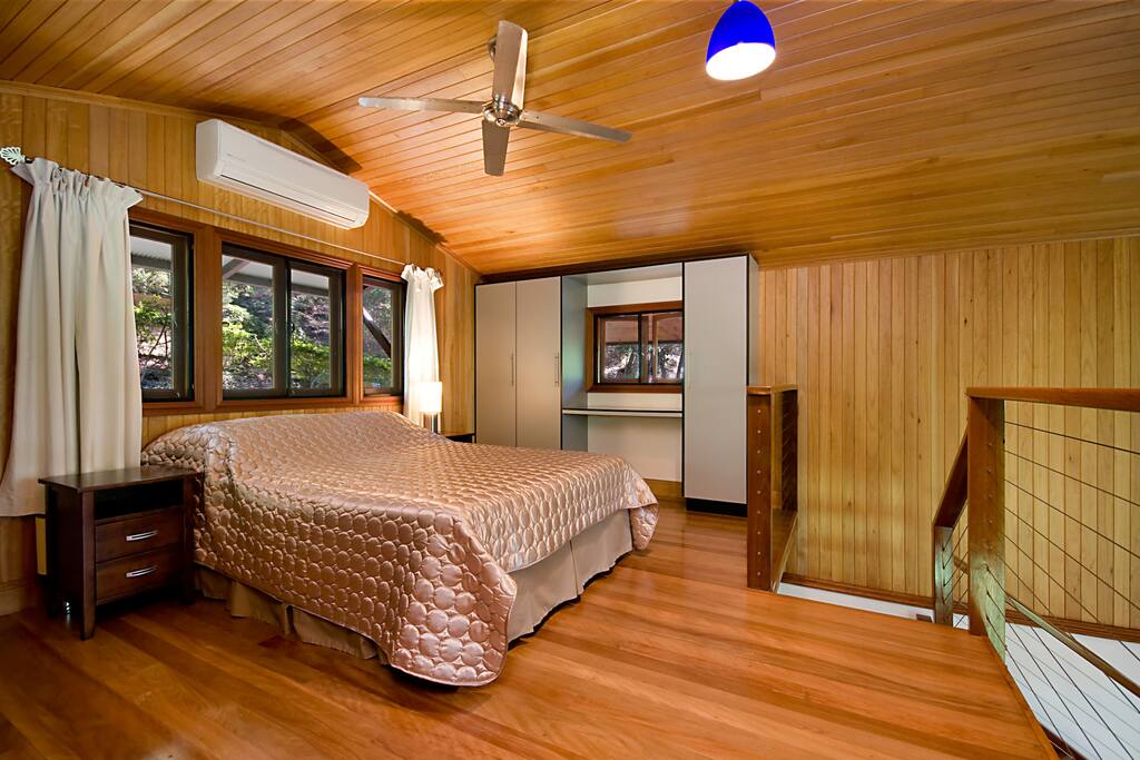 Guest House 1 upstairs open bedroom