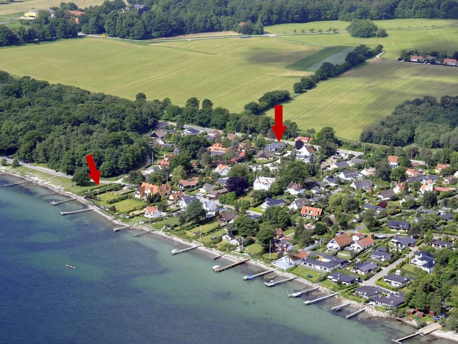 Very close to the sea.