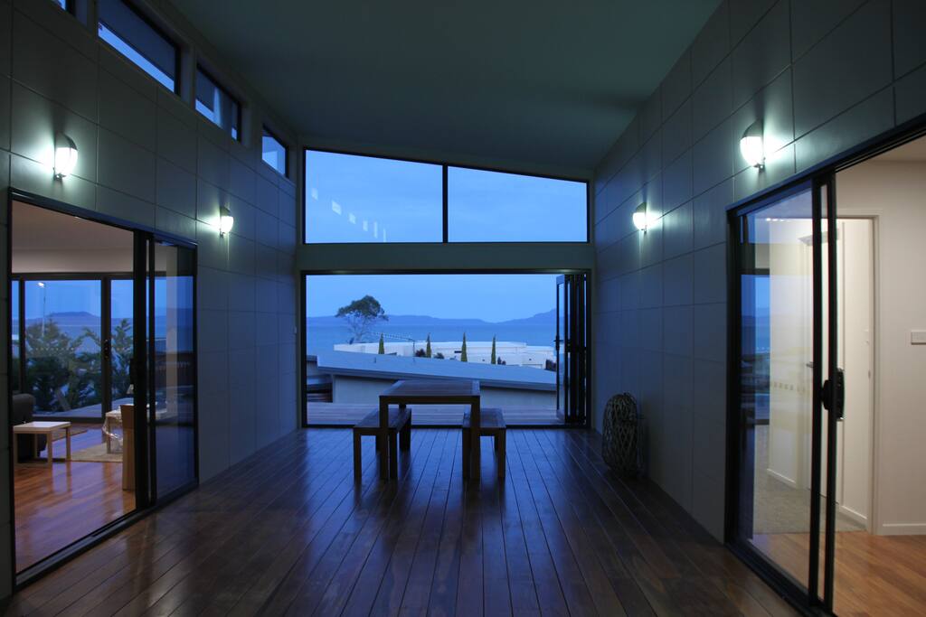 Fantastic view of the Hazards from the internal deck