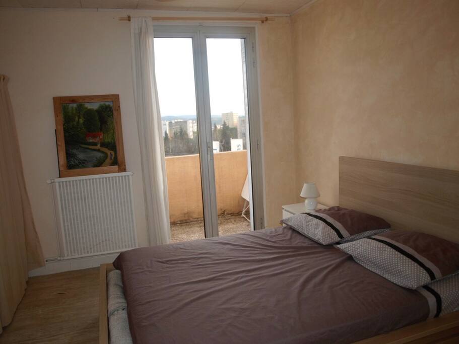 La chambre privée (et son balcon)