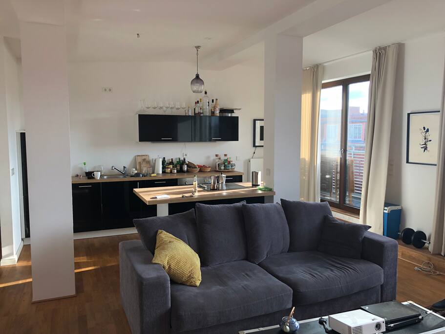 Modern kitchen with island