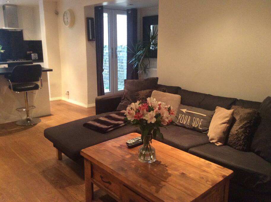 Open plan living area