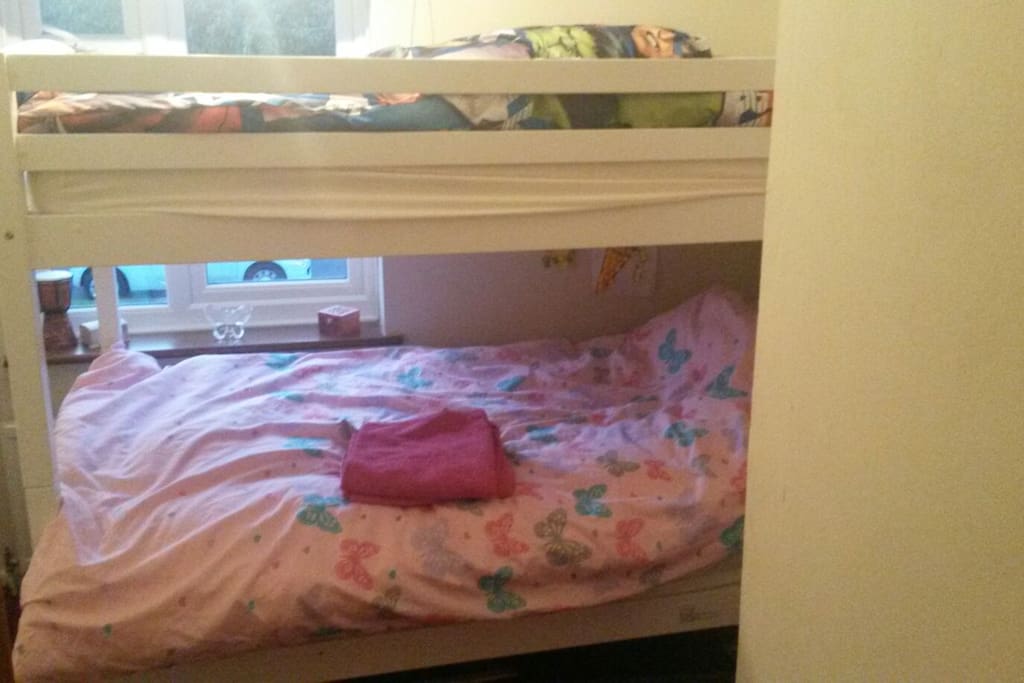 Third bedroom with bunk beds