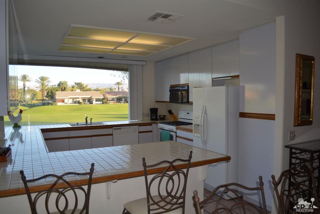 Kitchen w/ Golf Course Views