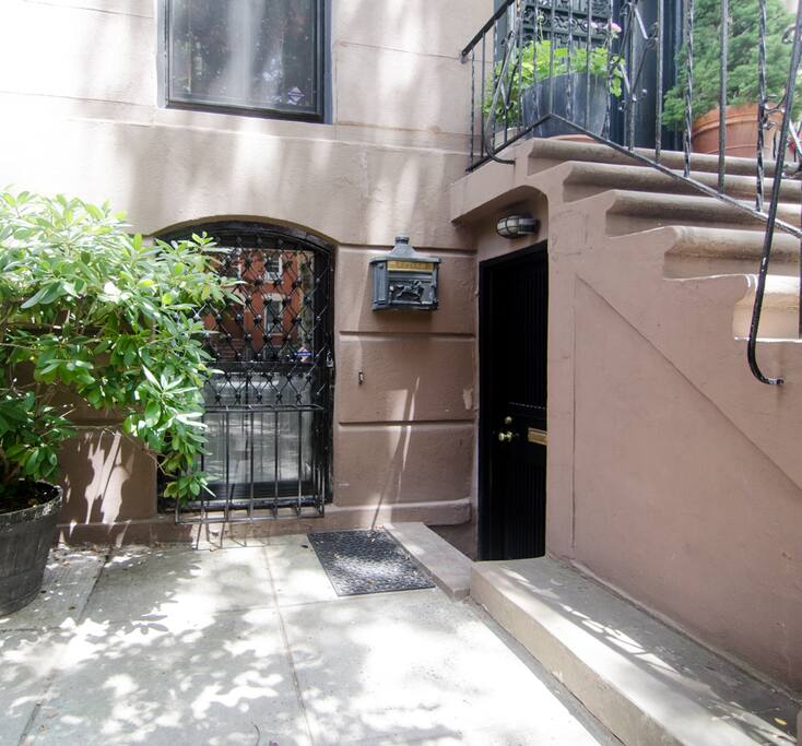 garden apartment entrance