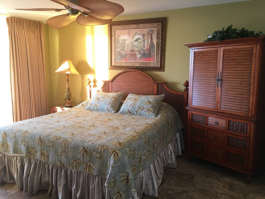 Master Bedroom with big screen TV