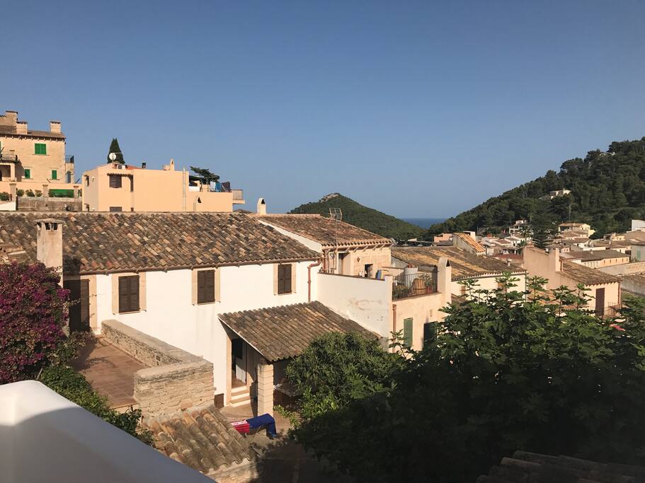 Vista al mar desde la terraza