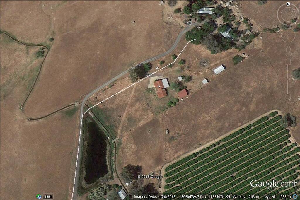 Google Earth w/pond