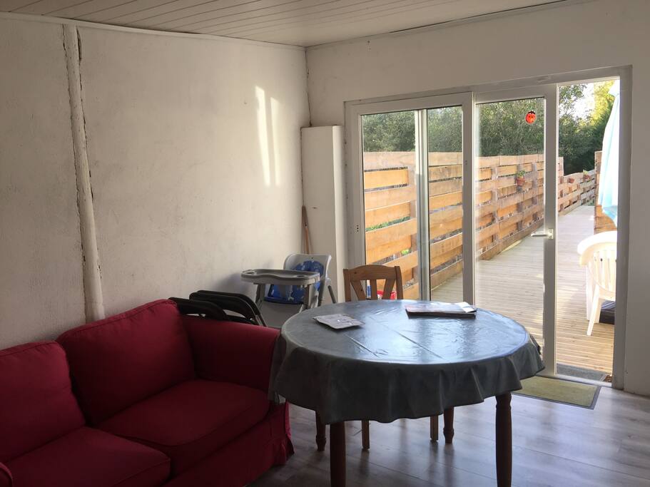Veranda et vue sur terrasse