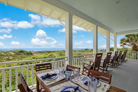 Family-style Oceanfront Beach House