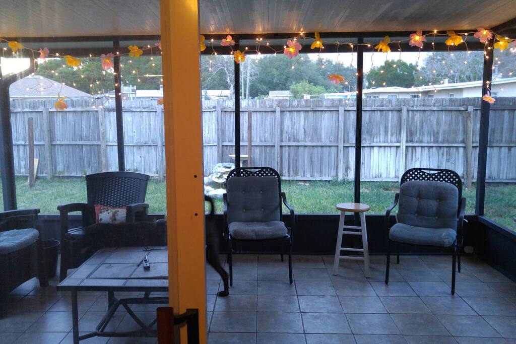 back patio/yard