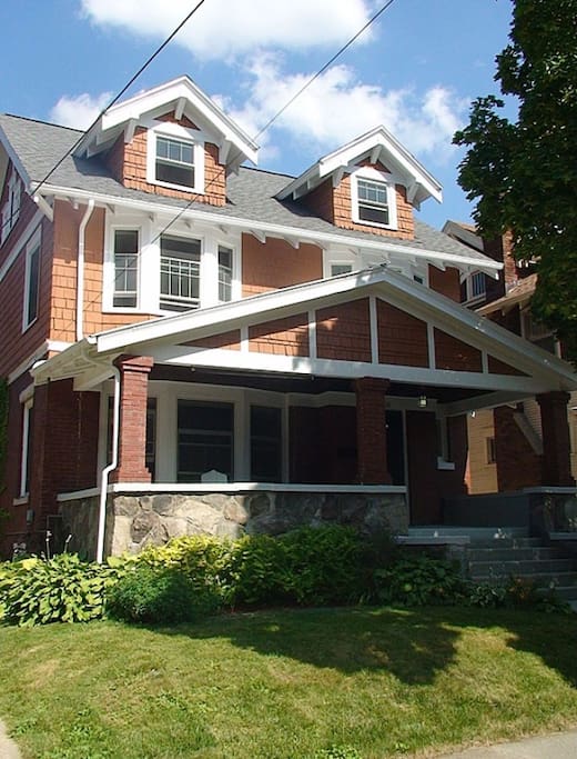 Front of the house.