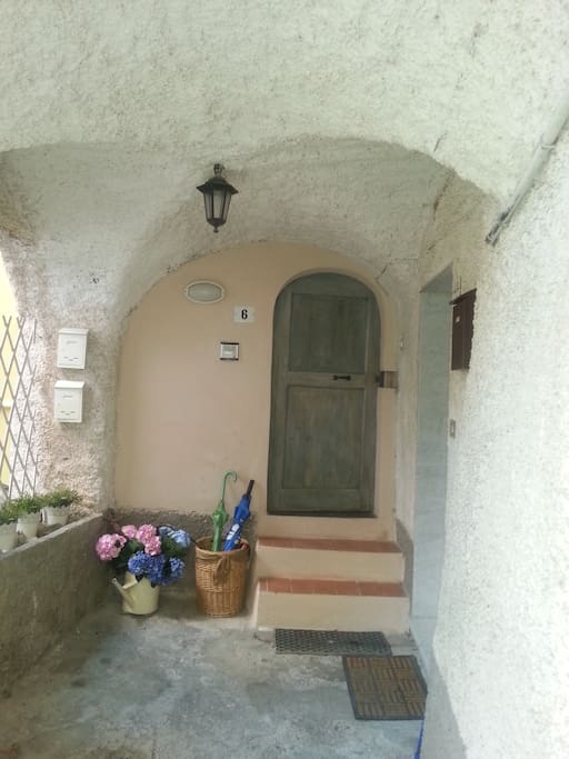 Ecco l'ingresso !
front door