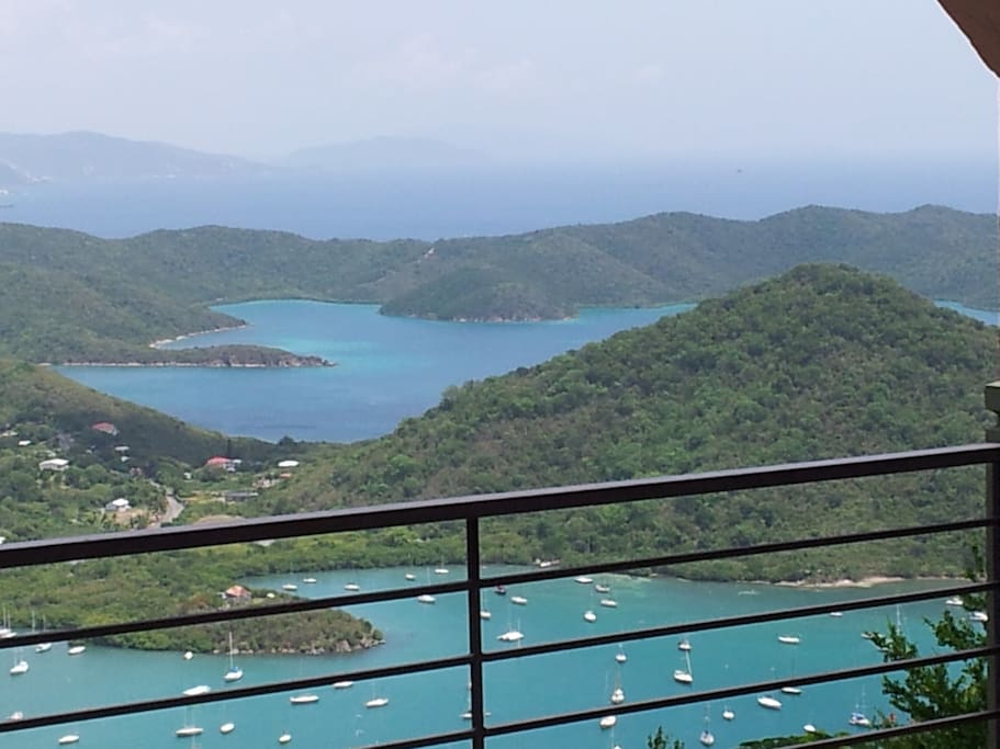 Boats in the Sir Francis Drake Channel and Coral Bay harbor are there for your viewing pleasure.