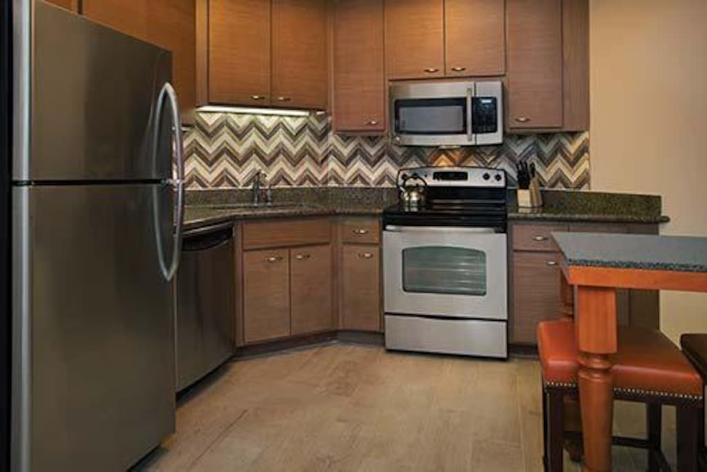 This is the shared kitchen