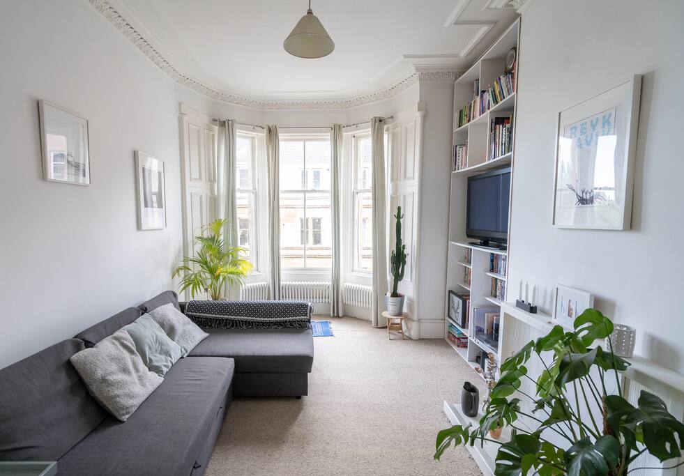Bright and airy living room.