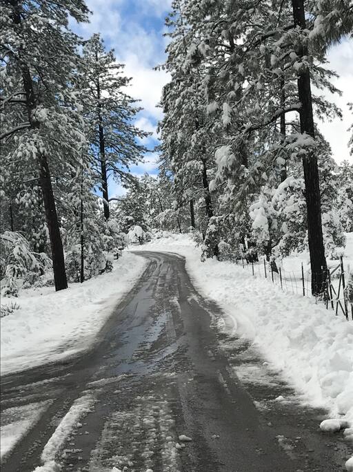 The plows are efficient and out early in the am! Safe travels