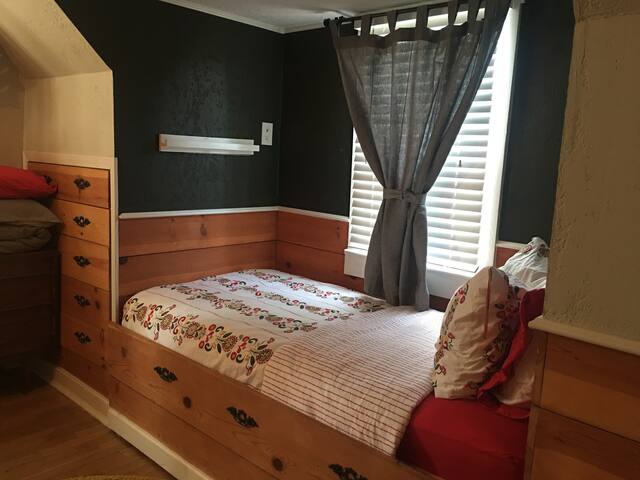 DownTown E. Main St. Shiplap bedroom available.