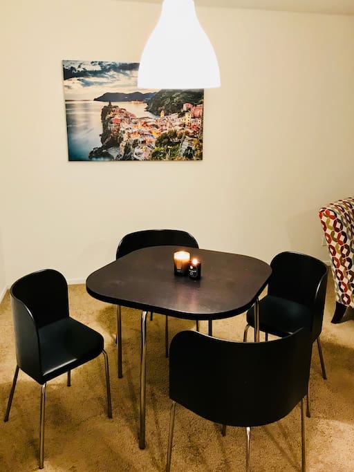 Beautifully designed and comfortable dining area.