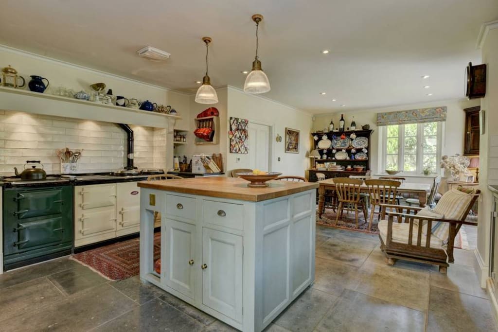 Kitchen with Aga and Aga friend