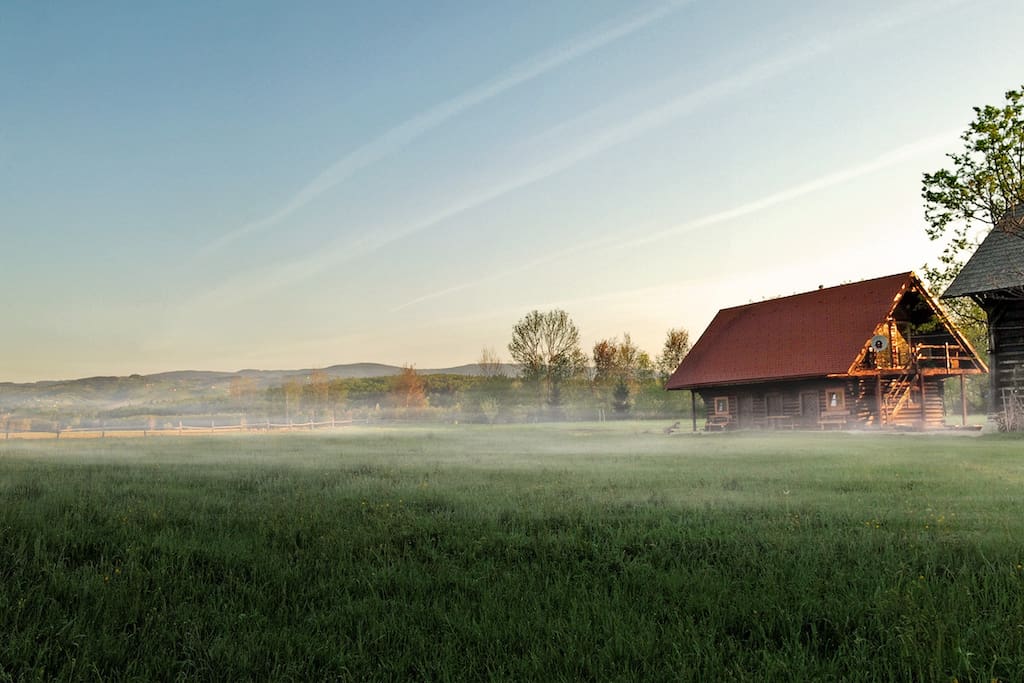 Morning landscape view