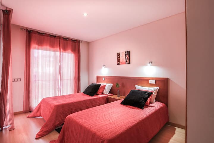 Dormitorio individual doble