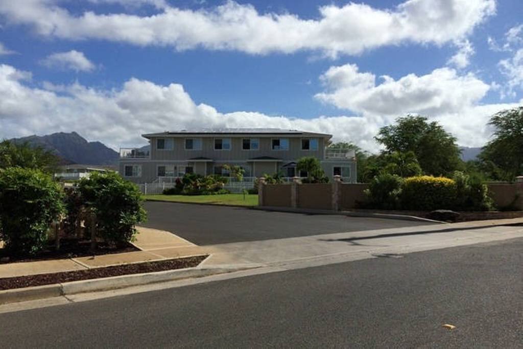 Entrance to Maili Beach Place Complex