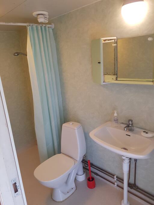 Bathroom with underfloor heating.