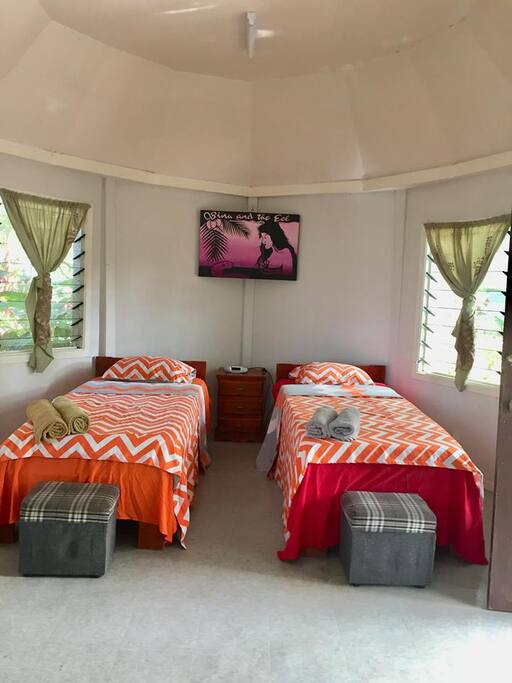 Bedroom in front shared space