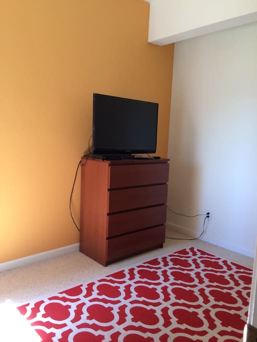 One of the two bedrooms to choose from.
