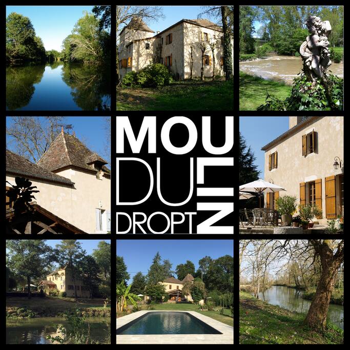 diiferents points de vues du Moulin