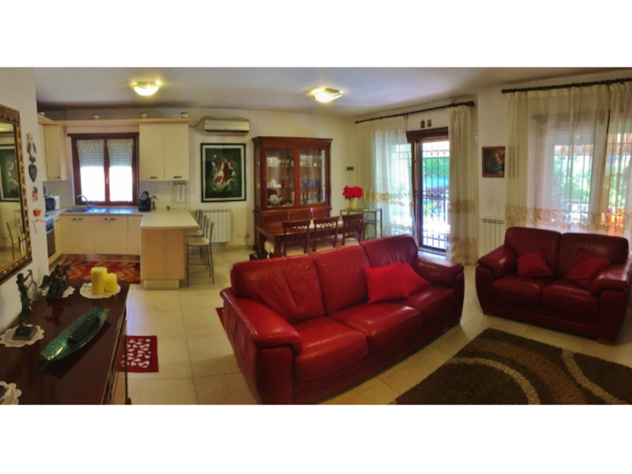 Living Room and Dining Room