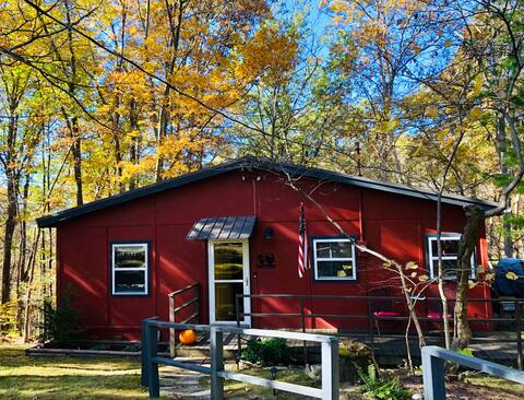Fall Special: Cabin in woods Burr Oak State Park