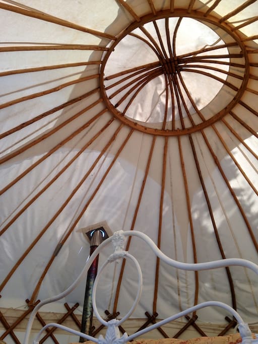 Yurt interior