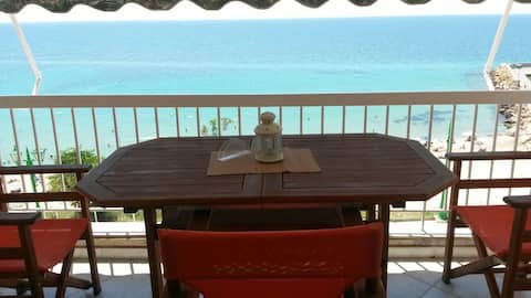 The flat right on the sea!