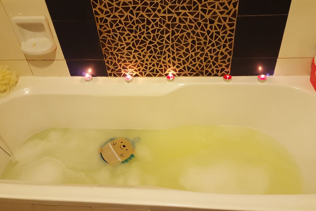Bath Tub, Enjoy hot both,
We also have Suana Room and Steam Room in the Building