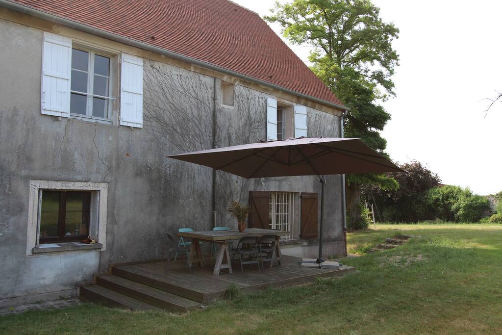 La terrasse arrière
