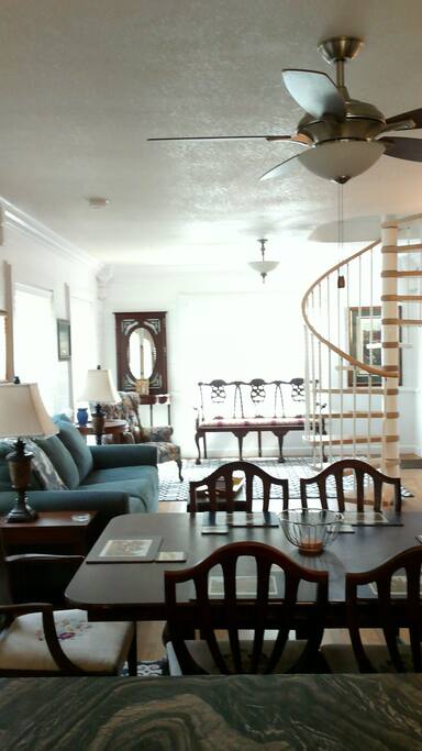 dining and living area