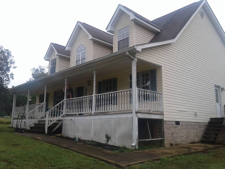 5 bedroom house -- I'm living downstairs, you'd have the bedroom (or 2) and a bathroom upstairs.