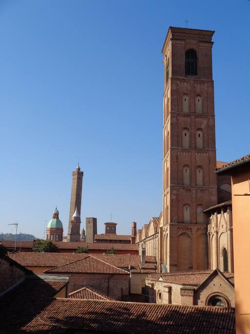 view from the kitchen windows