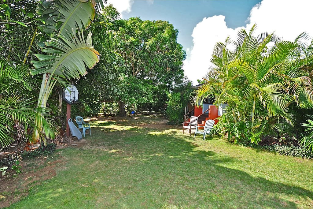 Yard looking from front gate.